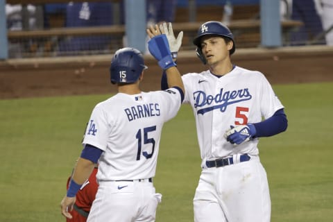 Corey Seager #5 of the Los Angeles Dodgers (Photo by Michael Owens/Getty Images)