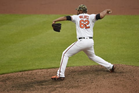 Cesar Valdez. (Photo by Patrick McDermott/Getty Images)