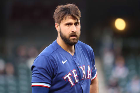 Joey Gallo #13 of the Texas Rangers (Photo by Abbie Parr/Getty Images)