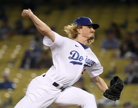 Phil Bickford #52 of the Los Angeles Dodgers (Photo by Harry How/Getty Images)