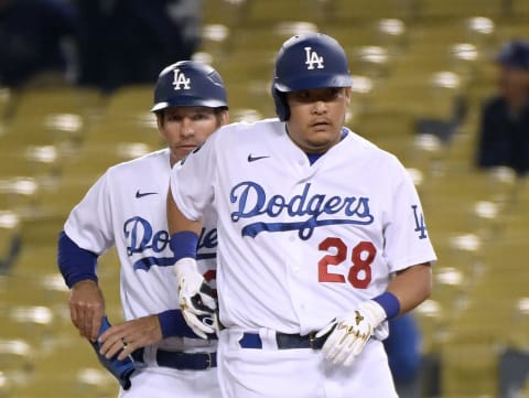 Yoshi Tsutsugo #28 (Photo by Harry How/Getty Images)