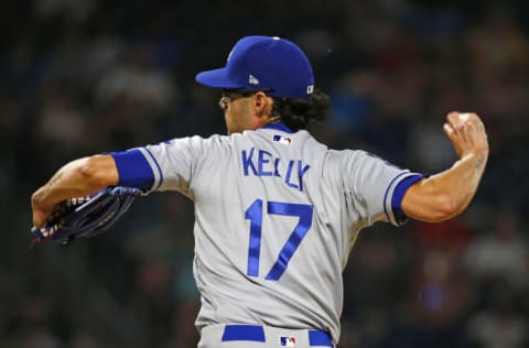 PITTSBURGH, PA - JUNE 08: Joe Kelly #17 of the Los Angeles Dodgers in action against the Pittsburgh Pirates at PNC Park on June 8, 2021 in Pittsburgh, Pennsylvania. (Photo by Justin K. Aller/Getty Images)