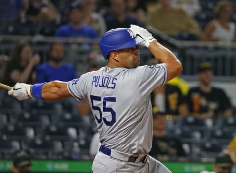 Albert Pujols #55 of the Los Angeles Dodgers (Photo by Justin K. Aller/Getty Images)