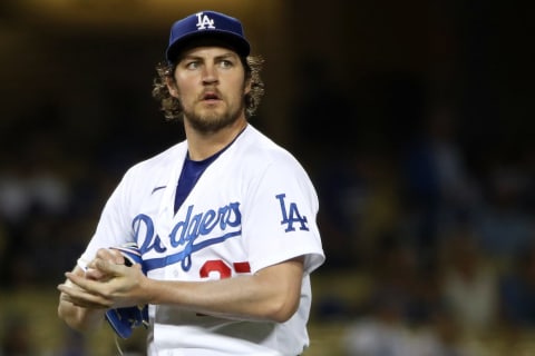 Trevor Bauer #27 of the Los Angeles Dodgers (Photo by Katelyn Mulcahy/Getty Images)