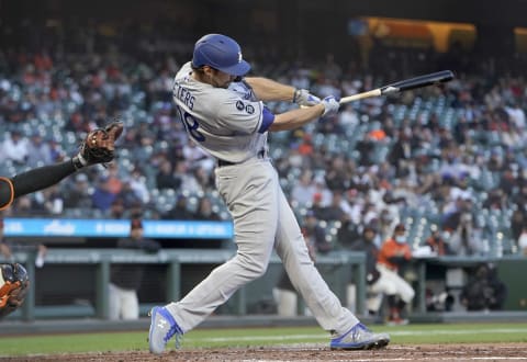 DJ Peters #38 of the Los Angeles Dodgers (Photo by Thearon W. Henderson/Getty Images)