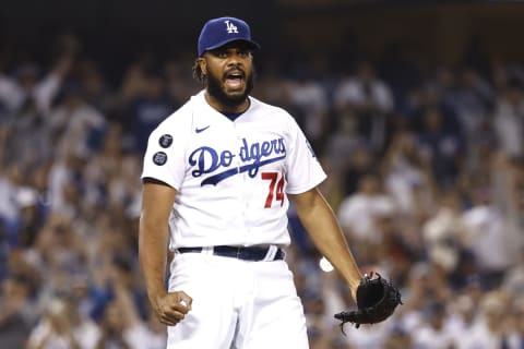 Kenley Jansen #74 of the Los Angeles Dodgers (Photo by Michael Owens/Getty Images)