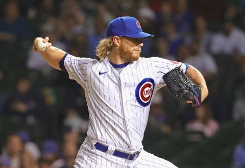 Craig Kimbrel #46 of the Chicago Cubs (Photo by Jonathan Daniel/Getty Images)