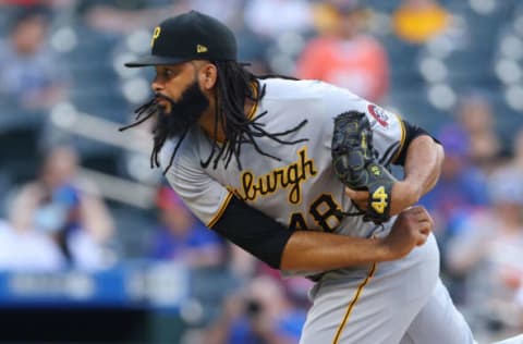 Pirates RHP Richard Rodriguez (Photo by Rich Schultz/Getty Images)