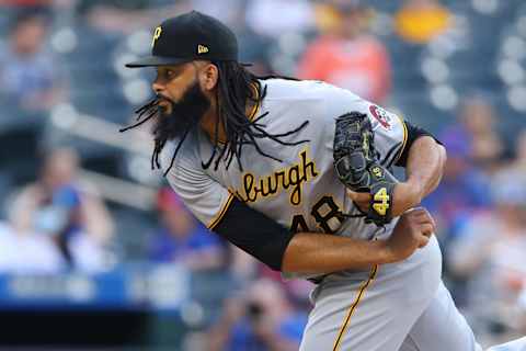 Pirates RHP Richard Rodriguez (Photo by Rich Schultz/Getty Images)