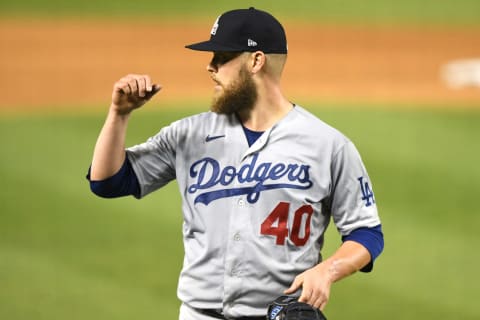 Jimmy Nelson #40 of the Los Angeles Dodgers (Photo by Mitchell Layton/Getty Images)