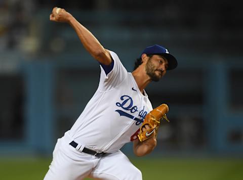 Mitch White #66 of the Los Angeles Dodgers (Photo by Jayne Kamin-Oncea/Getty Images)