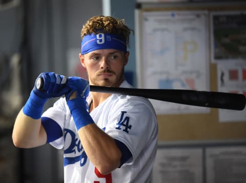 Gavin Lux #9 of the Los Angeles Dodgers (Photo by Jayne Kamin-Oncea/Getty Images)