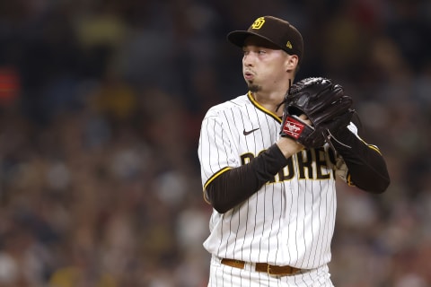 Blake Snell #4 of the San Diego Padres (Photo by Sean M. Haffey/Getty Images)