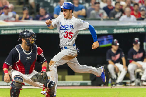 Cody Bellinger #35 of the Los Angeles Dodgers (Photo by Jason Miller/Getty Images)