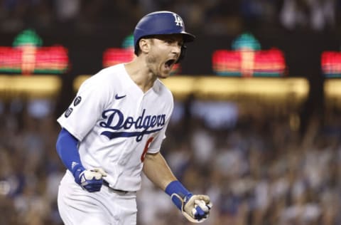 LOS ANGELES, CALIFORNIA - OCTOBER 01: Trea Turner #6 of the Los Angeles Dodgers (Photo by Michael Owens/Getty Images)