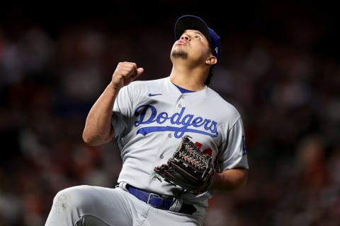 Brusdar Graterol #48 of the Los Angeles Dodgers (Photo by Ezra Shaw/Getty Images)