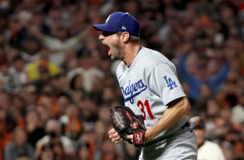 Max Scherzer of the Los Angeles Dodgers
(Photo by Harry How/Getty Images)