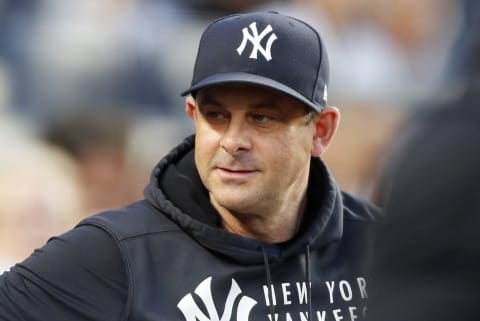 Manager Aaron Boone #17 of the New York Yankees (Photo by Jim McIsaac/Getty Images)