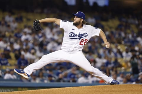 Clayton Kershaw #22 of the Los Angeles Dodgers (Photo by Michael Owens/Getty Images)