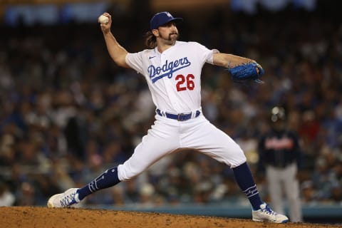 Tony Gonsolin #26 of the Los Angeles Dodgers (Photo by Ronald Martinez/Getty Images)