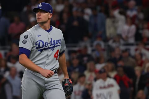 Blake Treinen #49 of the Los Angeles Dodgers (Photo by Kevin C. Cox/Getty Images)