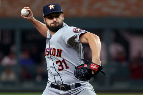 Kendall Graveman #31 of the Houston Astros (Photo by Kevin C. Cox/Getty Images)