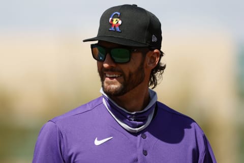 Greg Bird #13 of the Colorado Rockies (Photo by Steph Chambers/Getty Images)