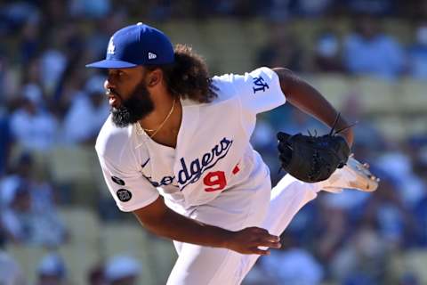 Andre Jackson #94 of the Los Angeles Dodgers (Photo by Jonathan Moore/Getty Images)