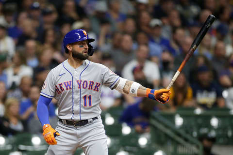 Kevin Pillar #11 of the New York Mets (Photo by John Fisher/Getty Images)