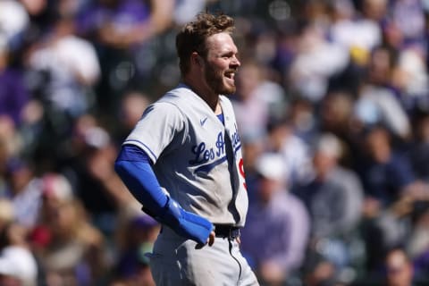 Gavin Lux #9 of the Los Angeles Dodgers (Photo by Justin Edmonds/Getty Images)