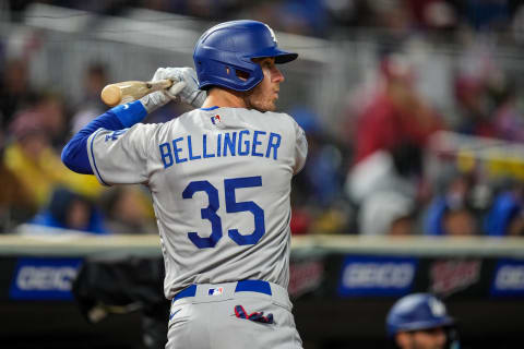 Cody Bellinger #35 of the Los Angeles Dodgers (Photo by Brace Hemmelgarn/Minnesota Twins/Getty Images)