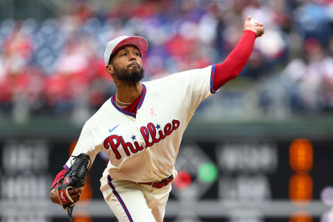 Pitcher Cristopher Sanchez #61 (Photo by Rich Schultz/Getty Images)