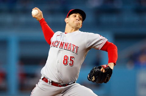 Luis Cessa #85 of the Cincinnati Reds (Photo by Ronald Martinez/Getty Images)