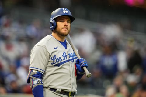 Max Muncy #13 of the Los Angeles Dodgers (Photo by Brace Hemmelgarn/Minnesota Twins/Getty Images)