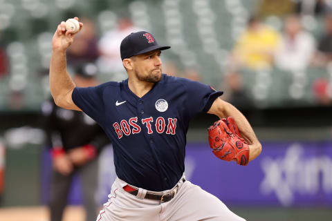 Nathan Eovaldi #17 of the Boston Red Sox (Photo by Ezra Shaw/Getty Images)