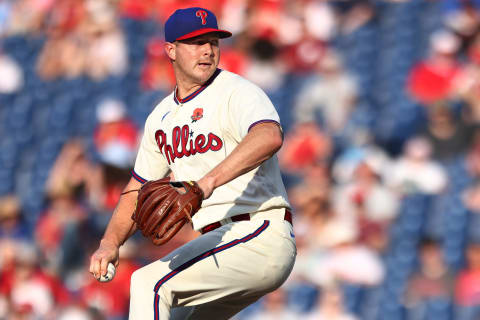 Corey Knebel #23 of the Philadelphia Phillies (Photo by Rich Schultz/Getty Images)