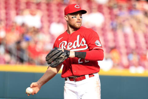 Brandon Drury #22 of the Cincinnati Reds (Photo by Justin Casterline/Getty Images)