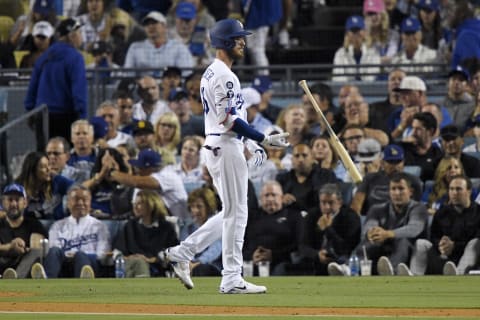 Cody Bellinger #35 of the Los Angeles Dodgers (Photo by Kevork Djansezian/Getty Images)