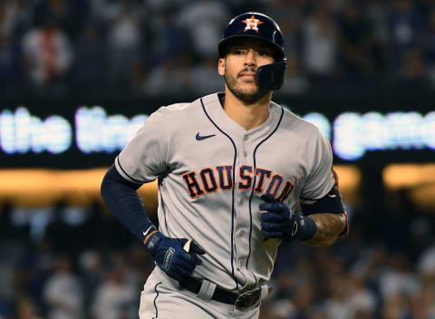 Houston Astros shortstop Carlos Correa (1) Mandatory Credit: Richard Mackson-USA TODAY Sports