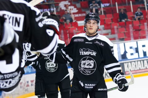 New York Islanders prospect Ruslan Iskhakov. Photo property of TPS. Used by permission of Eero Tuominen (TPS Head of Marketing and Communications).