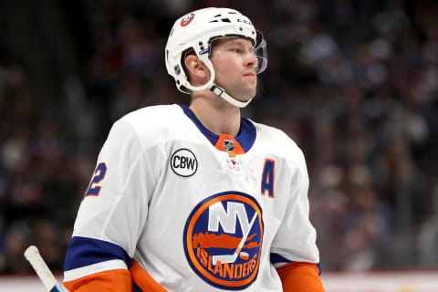 DENVER, COLORADO – DECEMBER 17: Josh Bailey #12 of the New York Islanders plays the Colorado Avalanche at the Pepsi Center on December 17, 2018 in Denver, Colorado. (Photo by Matthew Stockman/Getty Images)