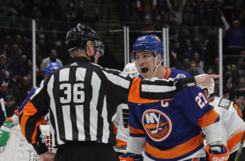 Anders Lee #27 of the New York Islanders. (Photo by Bruce Bennett/Getty Images)