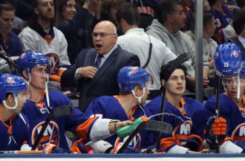 Barry Trotz of the New York Islanders (Photo by Bruce Bennett/Getty Images)