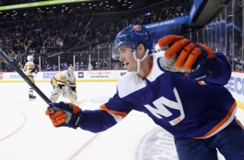 Brock Nelson #29 of the New York Islanders (Photo by Bruce Bennett/Getty Images)