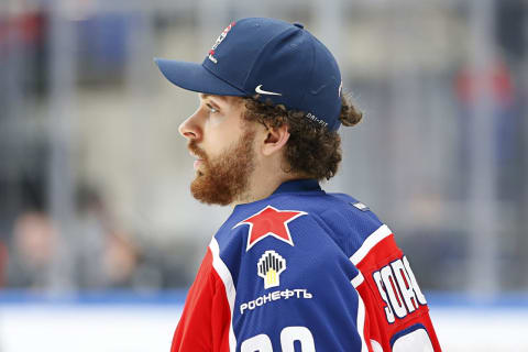 Ilya Sorokin #90 of the CSKA (Photo by Anna Sergeeva/ Getty Images)