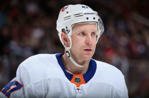 Leo Komarov #47 of the New York Islanders (Photo by Christian Petersen/Getty Images)