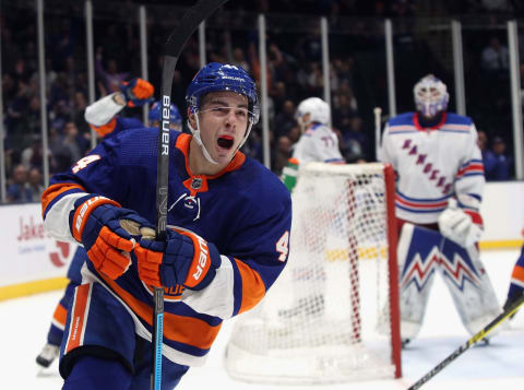 Jean-Gabriel Pageau #44 of the New York Islanders (Photo by Bruce Bennett/Getty Images)