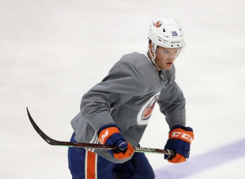 Oliver Wahlstrom #26 of the New York Islanders (Photo by Bruce Bennett/Getty Images)