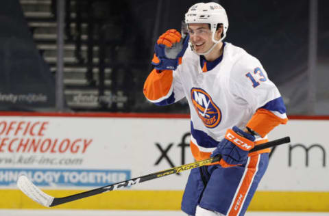 Mathew Barzal #13 of the New York Islanders (Photo by Tim Nwachukwu/Getty Images)