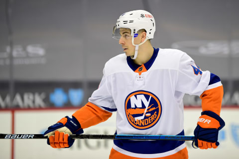 Jean-Gabriel Pageau #44 of the New York Islanders. (Photo by Emilee Chinn/Getty Images)